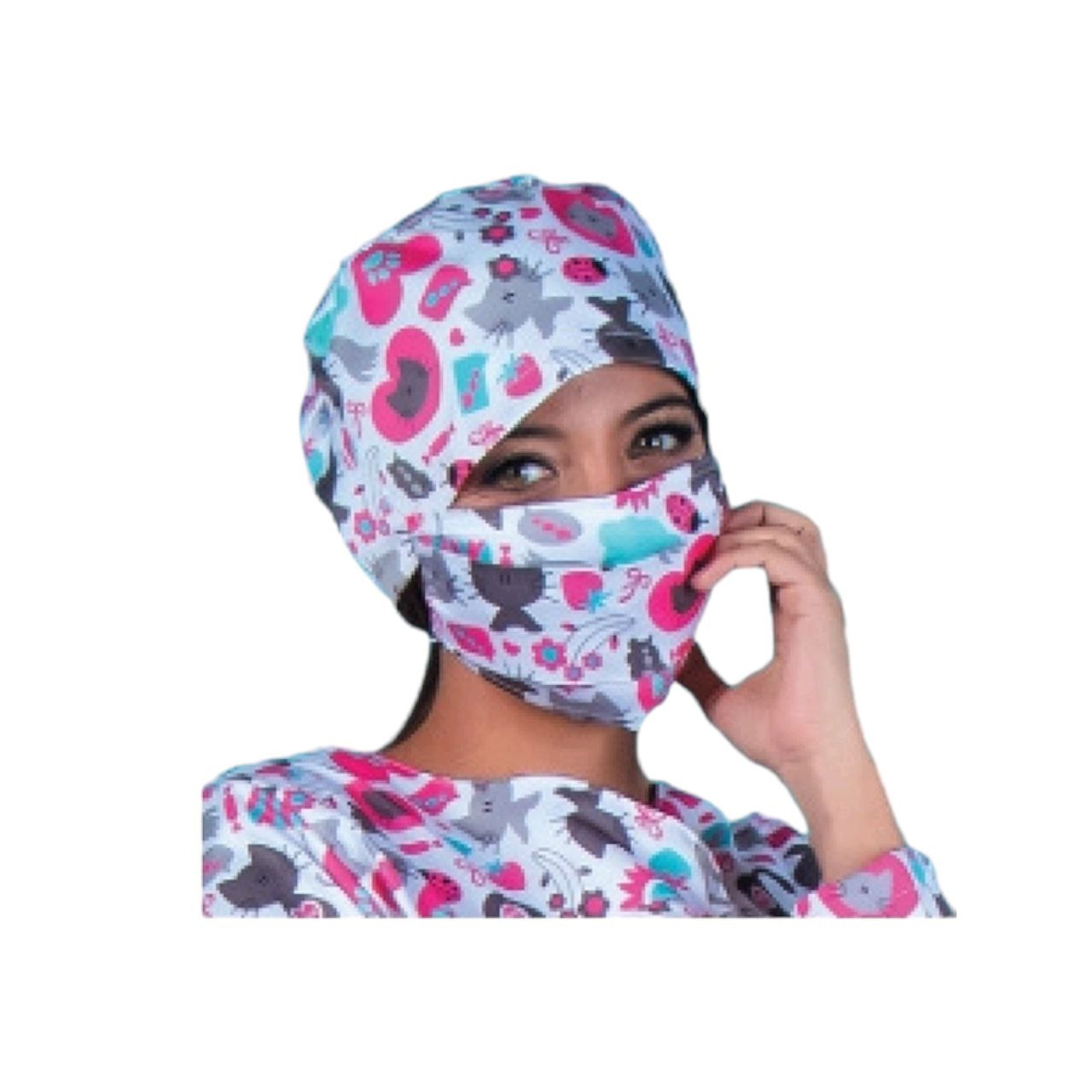 Gorro Medico Quirurgico Figuras Antifluido Est