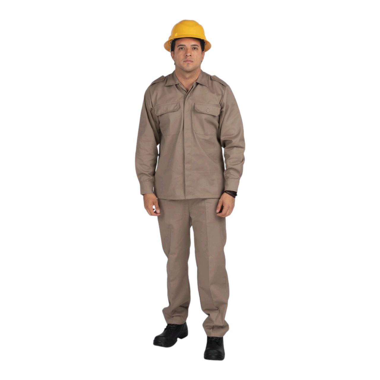 Camisa De Trabajo Industrial Gabardina Hombre Colores