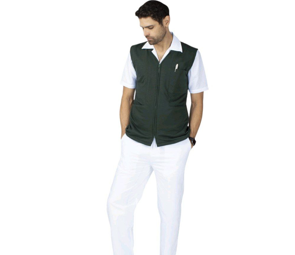 Chaleco De Enfermeria Para Hombre Enfermero Felpa Estetos