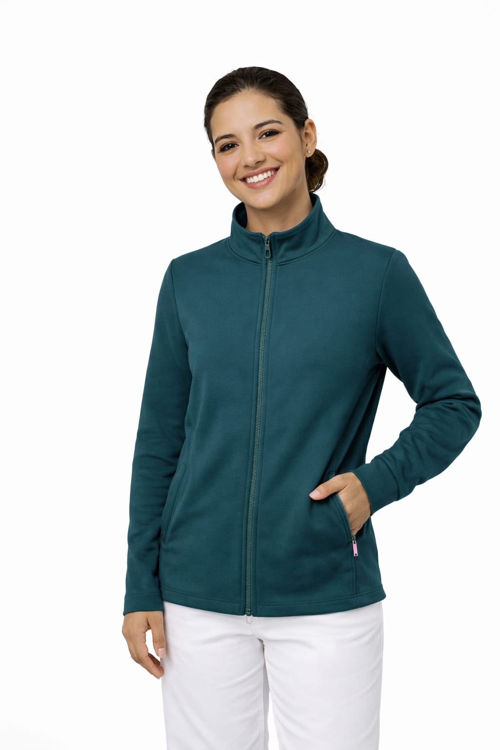 Chamarra Médica Unisex Antifluido Colores Uniforme Clínico Enf