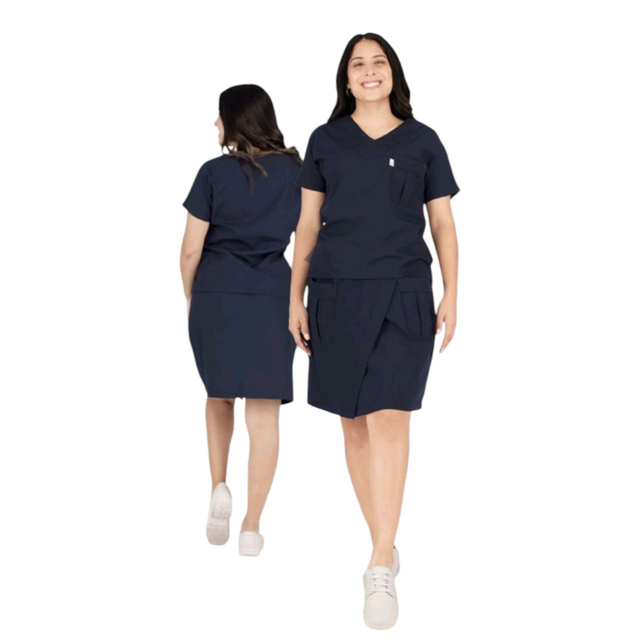 Falda Medico Enfermeria Dama Cruzada Colores Erendi