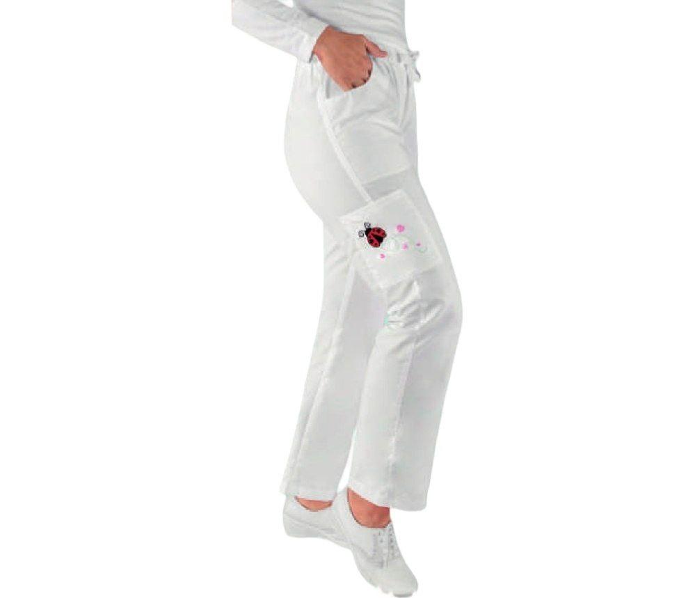 Pantalon Medico Quirurgico Dama Combinables Bordado Evelyn