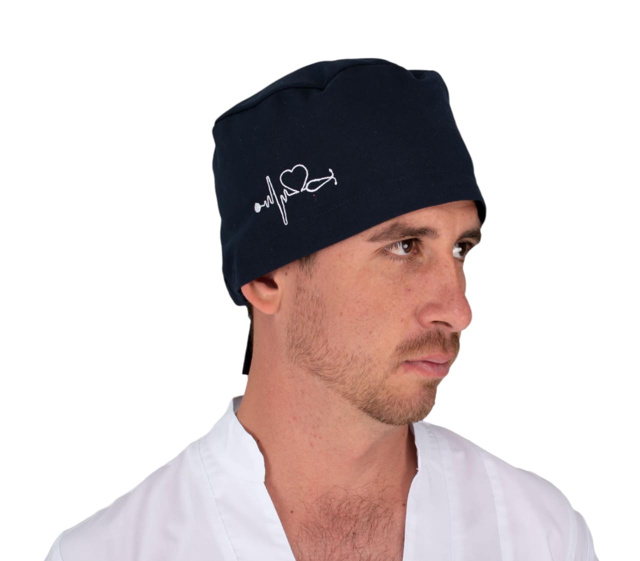 Gorro Médico Quirúrgico Unisex Bordado Electro Amber