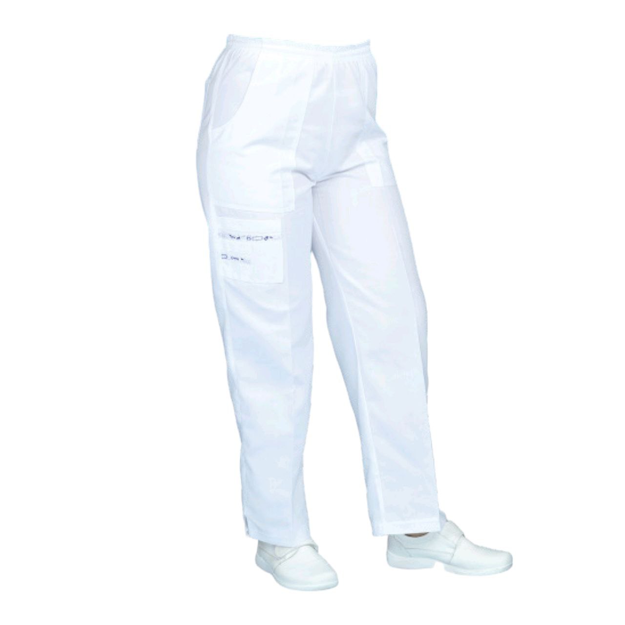 Enfermera Pantalón Blanco Trabajo Mujer Uniformes Enfermeria