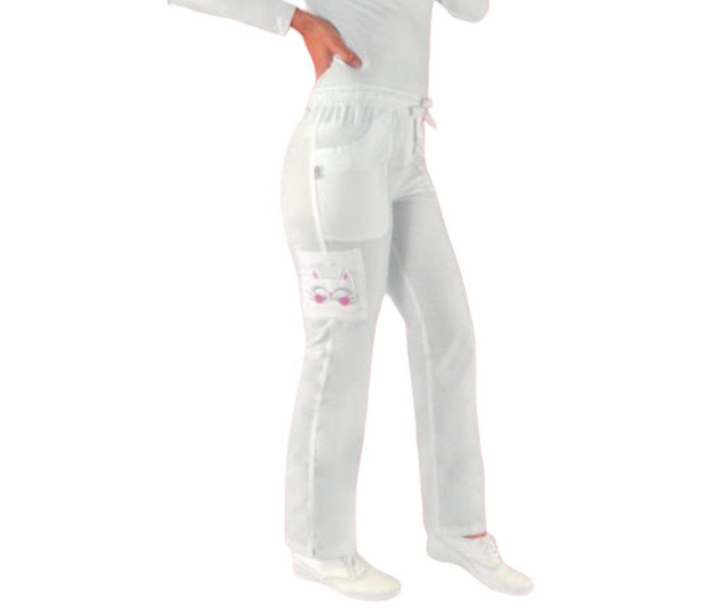 Pantalon Quirurgico Medico Dama Meow Gatito ENF