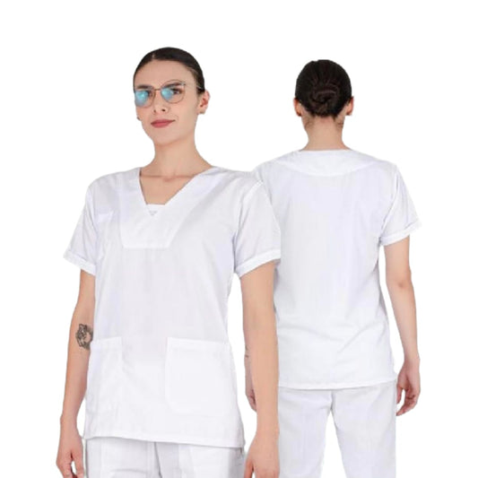 Pijama Medica Unisex Amber Reglamentaria Blanca