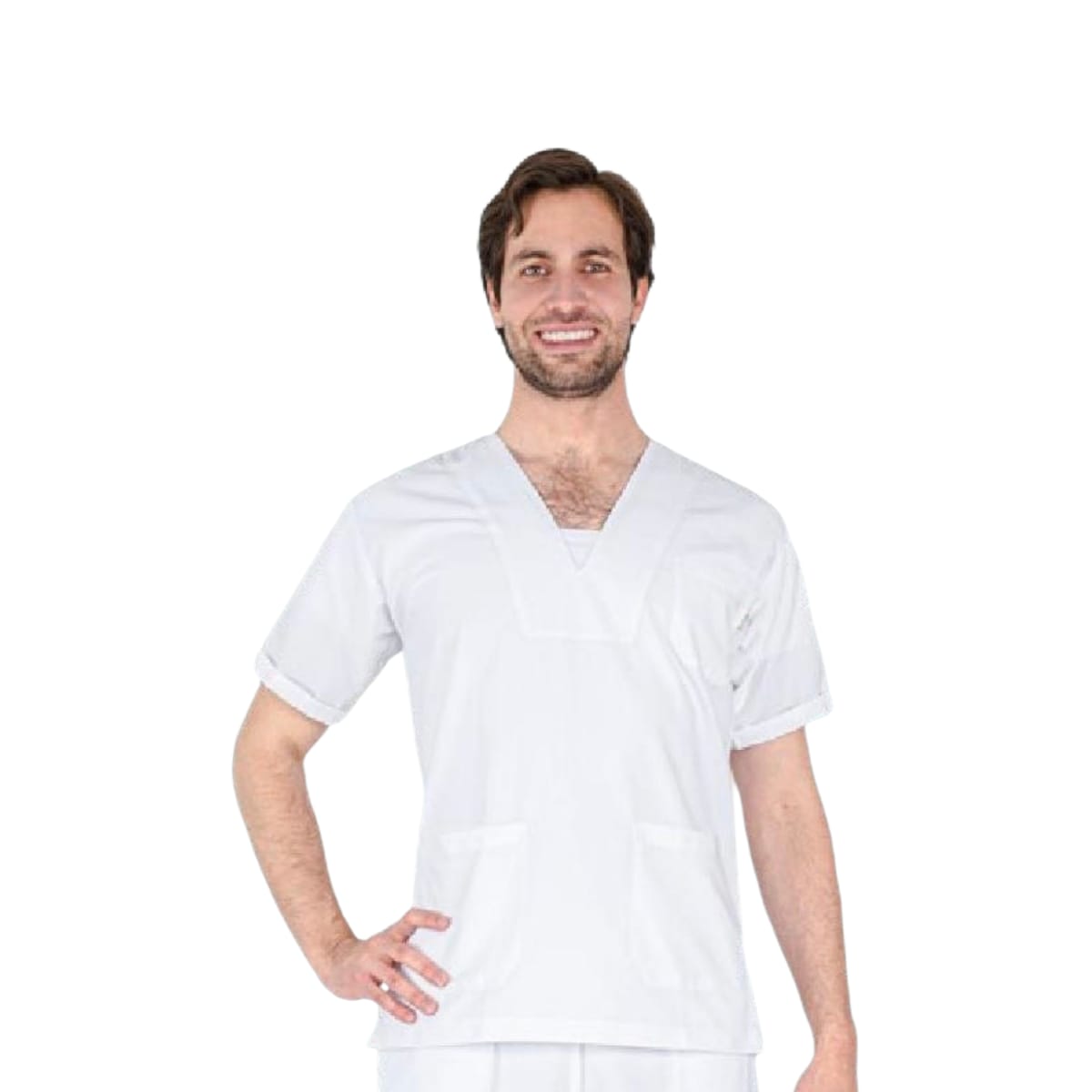 Pijama Medica Unisex AMB Reglamentaria Blanca