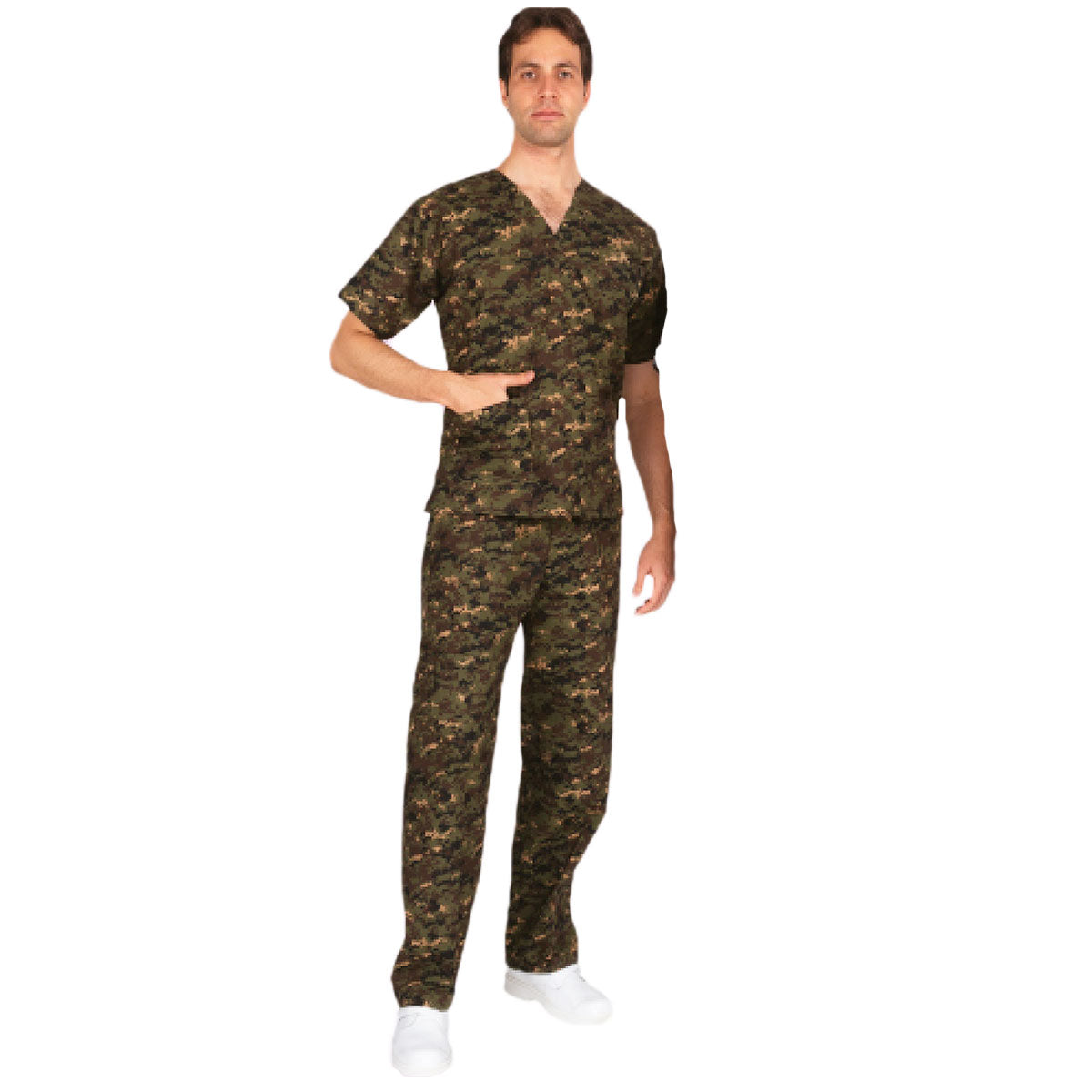 Conjunto Medico Scrub Quirurgico EST Camuflaje Unisex EST