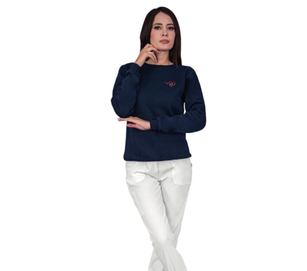 Sudadera Medica Cuello Redondo Quirurgica Unisex Colores ENF