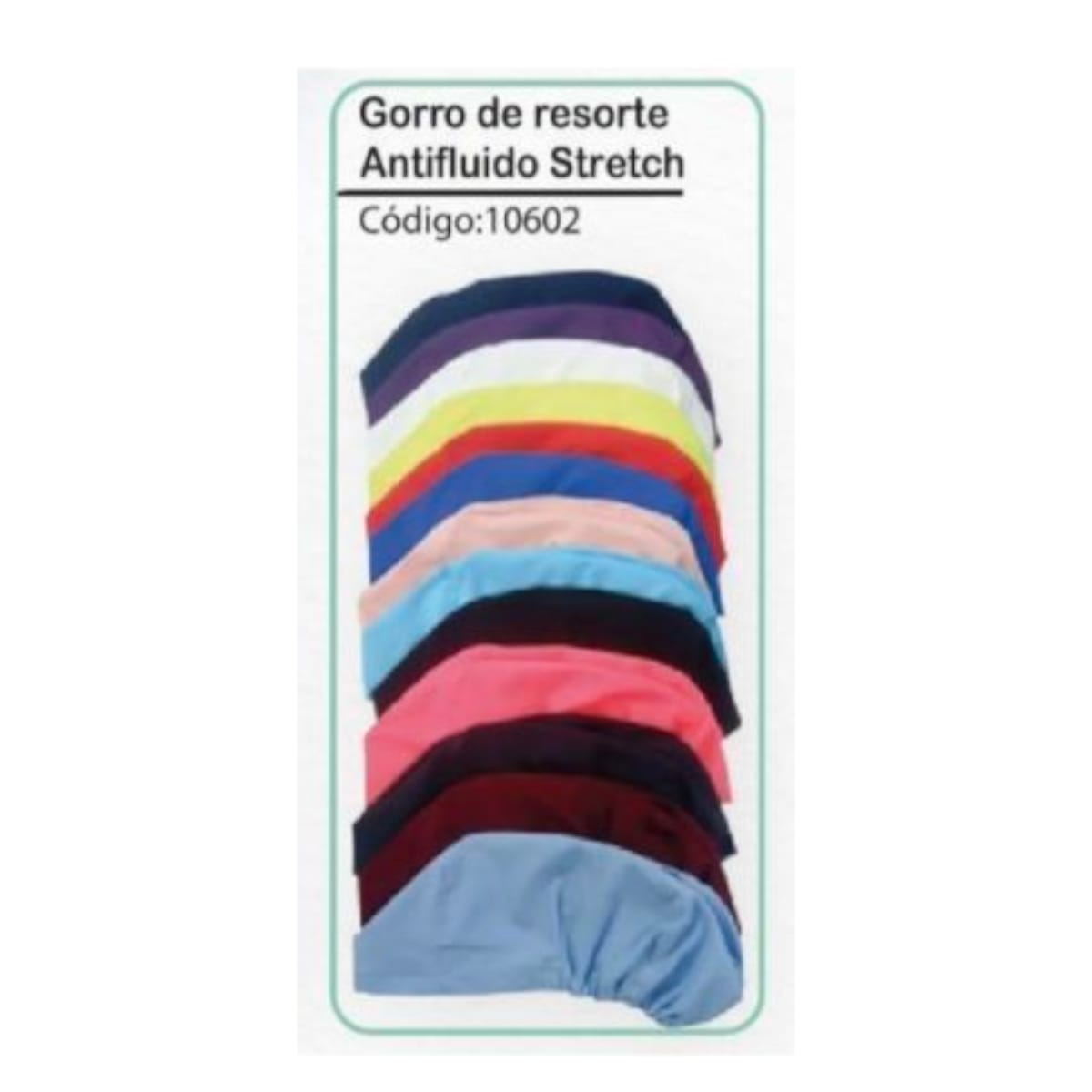 Gorro Medico Quirurgico Antifluido Strech Resorte Amber