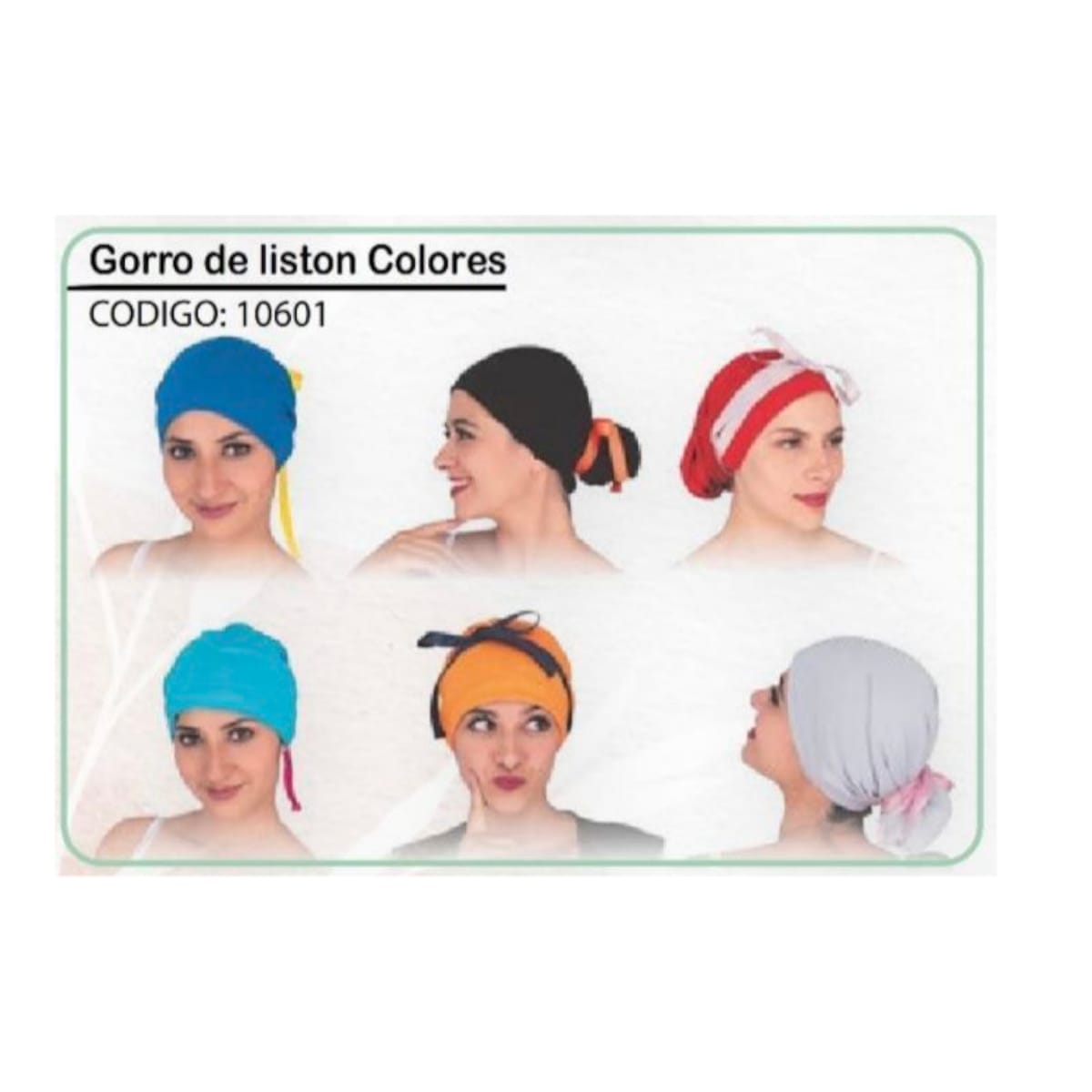Gorro Medico Quirurgico Liston Colores Amber