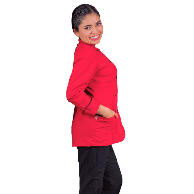 Filipina Chef Uniforme Dama Cocina Gastronomía Colores