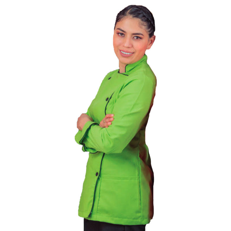 Filipina Chef Uniforme Dama Cocina Gastronomía Colores