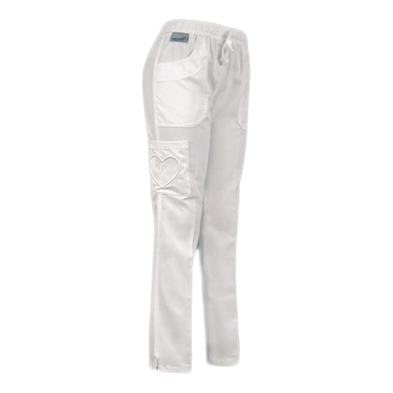Pantalón Quirúrgico Médico Dama Corazón Bordado Litzy