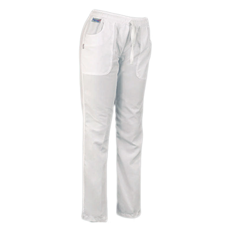 Pantalón Quirúrgico Médico Dama Blanco Mary