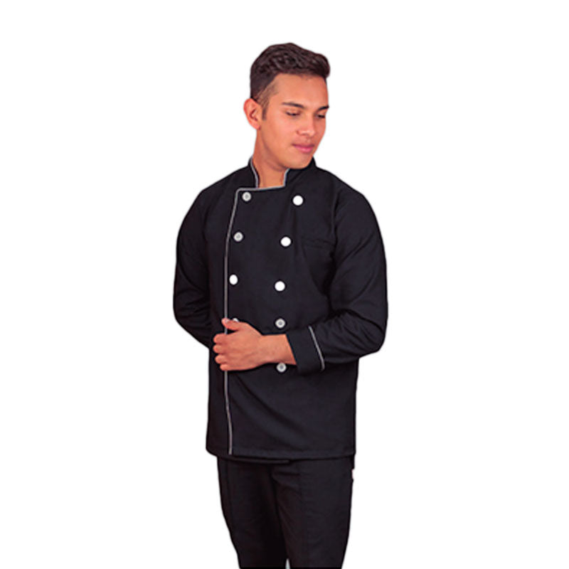 Filipina Manga Larga Uniforme Chef Cocina Gastronomía Moda Chef Hombre Colores