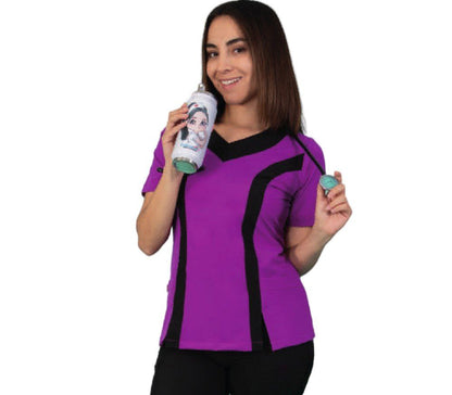 Conjunto Medico Quirurgico Dama Antifluido Bicolor Aitana ENF