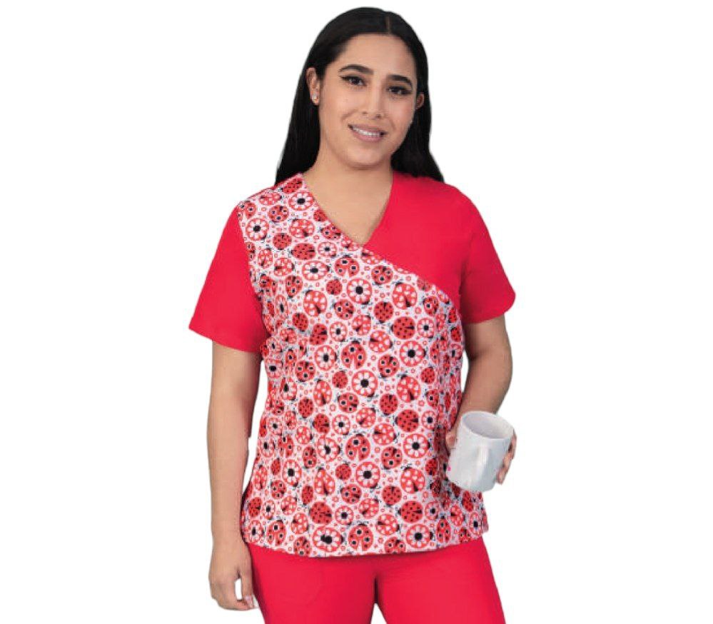 Conjunto Medico Quirúrgico Dama Antifluido Figuras Amy Colores