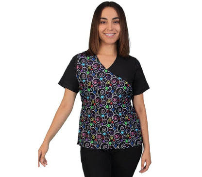 Conjunto Medico Quirurgico Dama Antifluido Figuras Amy Colores ENF