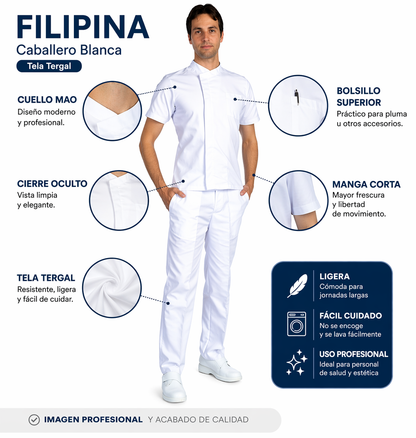 Filipina De Enfermeria Hombre Enfermero Cruzada Antony EST