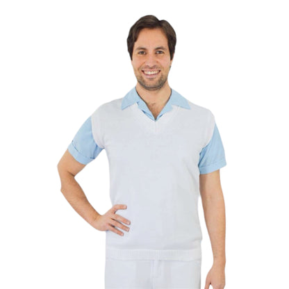 Chaleco Médico Hombre Enfermero Uniforme Clínico Acrilan EST