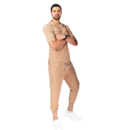 Conjunto Medico Scrub Quirurgico Hombre Adan Antifluido CLINIK