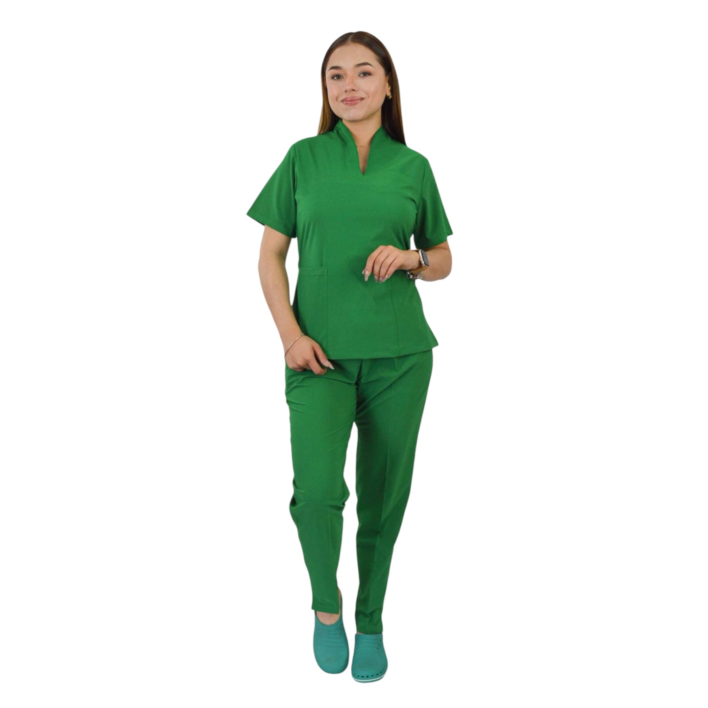 Conjunto Medico Scrub Quirurgico Dama Adriana Antifluido EST