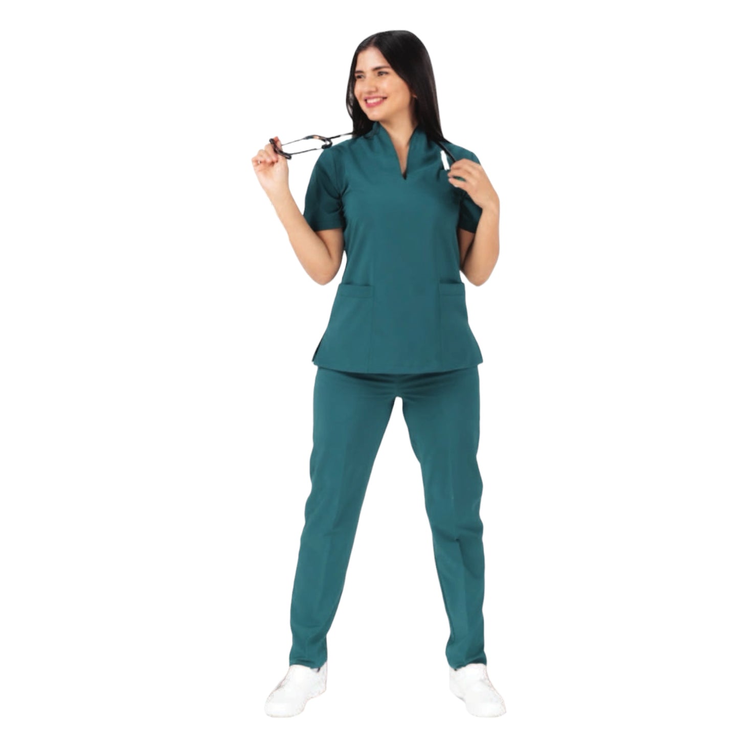 Conjunto Medico Scrub Quirurgico Dama Adriana Antifluido EST