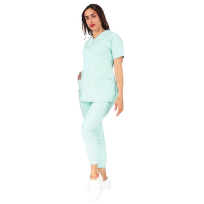 Conjunto Medico Scrub Quirurgico Dama Angela Antifluido CLINIK