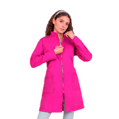Bata Medica Dama Antifluido Colores Cierre Merida ENF