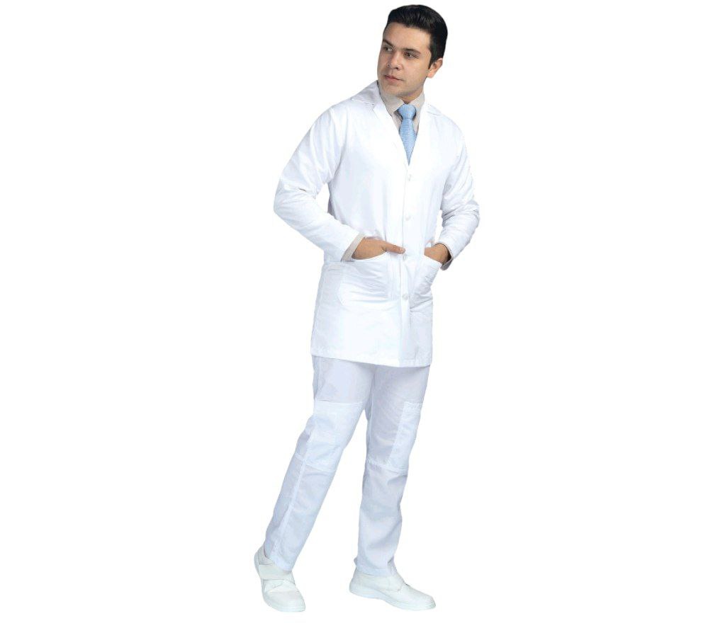 Bata Medica Caballero Antifluido Estetos