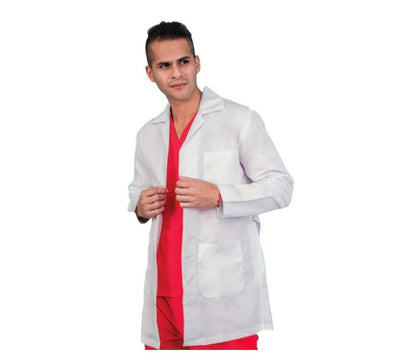 Bata Medica Hombre Antifluido Edwin ENF
