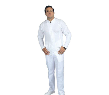 Filipina De enfermer­a Para Hombre Manga Larga Cuello Mao Bladimir Felpa EST