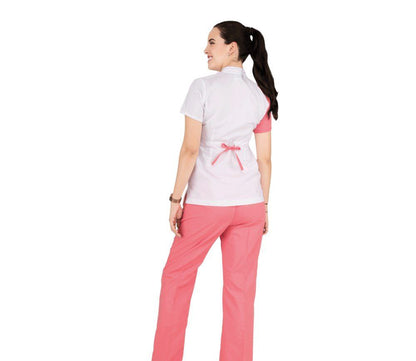 Conjunto Quirúrgico Dama Bicolor Filipina Y Pantalón Médico Cailiin AMB