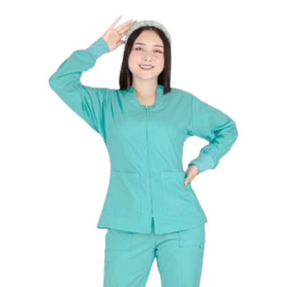 Chamarra Medica Colores Celeste AMB