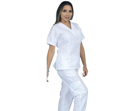Filipina De Enfermeria Dama Enfermera Bordada Blanco Celia EST