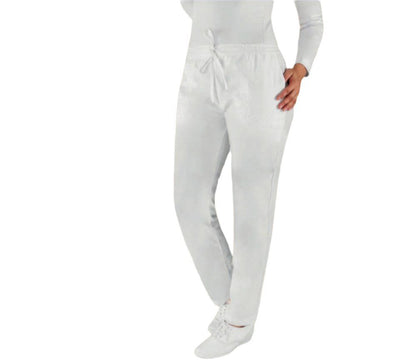 Pantalon Quirurgico Medico Dama Blanco Bordado Corazon Celina ENF