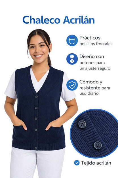 Chaleco Acrilan Dama AMB