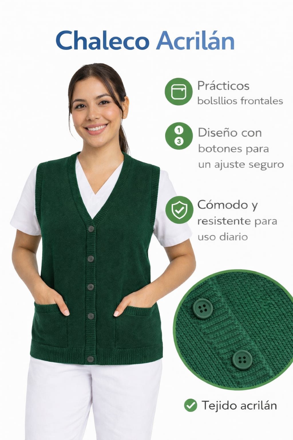 Chaleco Acrilan Dama AMB