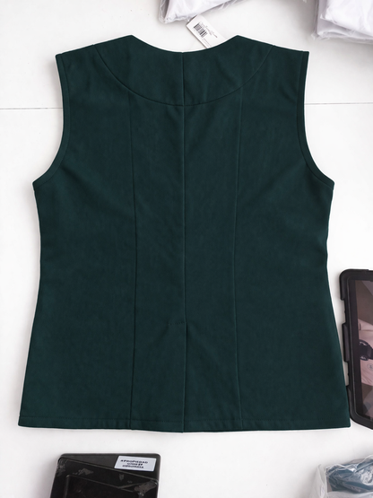 Chaleco Médico Hombre Felpa Con Bolsa Enfermero Uniforme Colores EST