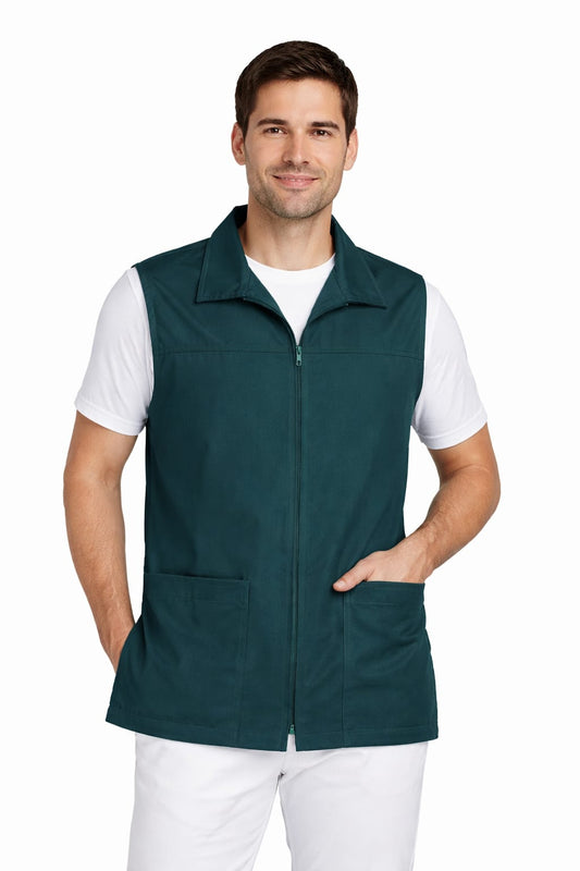 Chaleco de Enfermeria para Hombre Tela Colores Edwin AMB