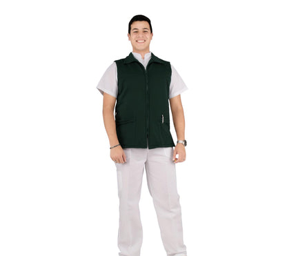 Chaleco Médico Hombre Afelpado Ligero Enfermero Uniforme AMB