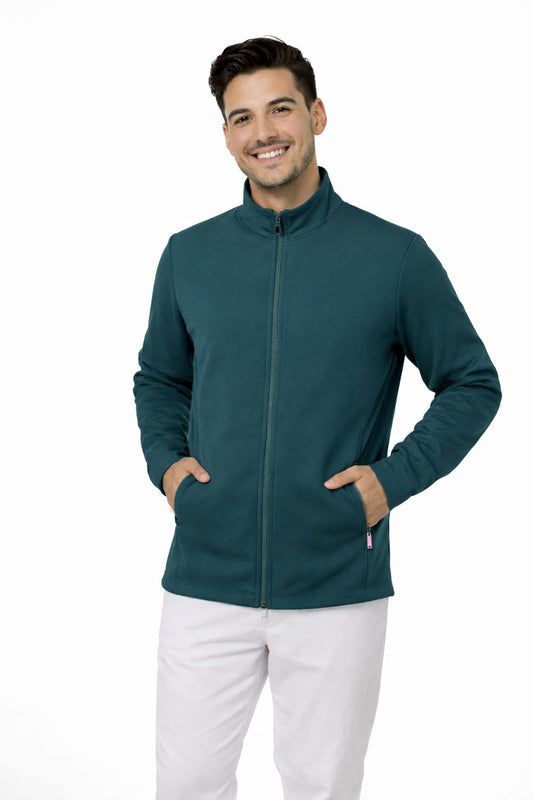 Chamarra Médica Unisex Antifluido Colores Uniforme Clínico Enf