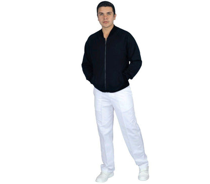 Chamarra Medica Quirurgica Felpa Unisex Colores Bomber EST
