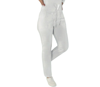 Pantalon Quirurgico Medico Clinico Dama Blanco Constanza ENF