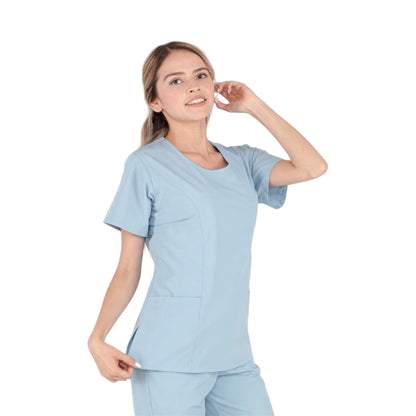 Filipina Medica Quirurgica Dama Colores California Antifluido Stretch AMB