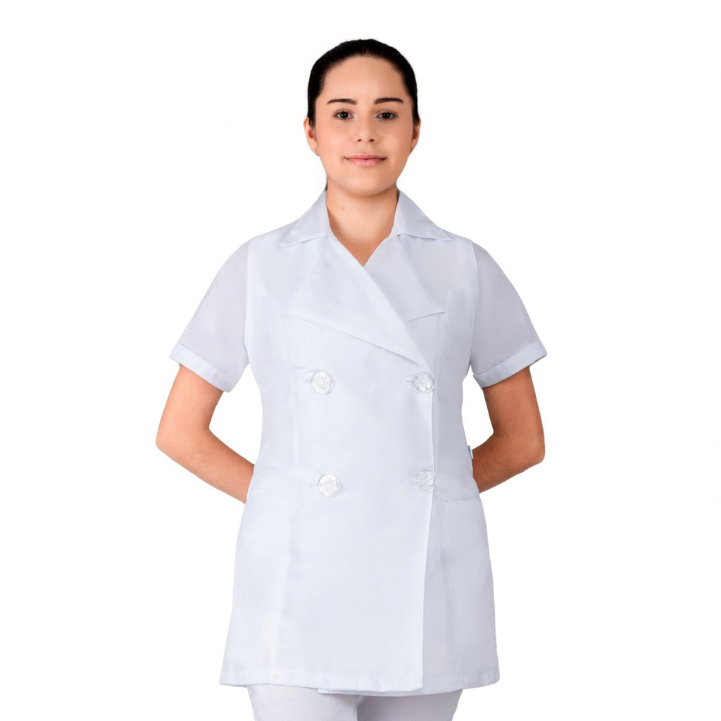 Chaleco Médico Dama Estilizado Elegante Uso Profesional Valentina AMB