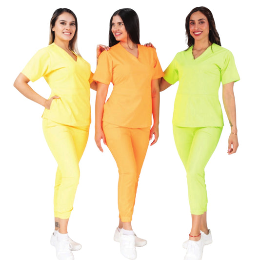 Conjunto Medico Scrub Quirurgico Dama Alegria Antifluido CLINIK