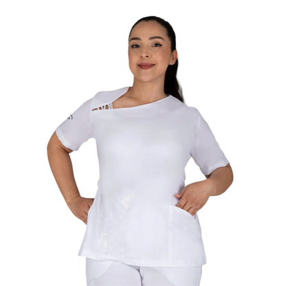 Conjunto Quirúrgico Dama Filipina Y Pantalón Médico AMB Caramelo