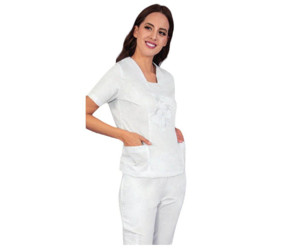 Filipina Medica Quirurgica Dama Uniforme Pijam Bordado Danna